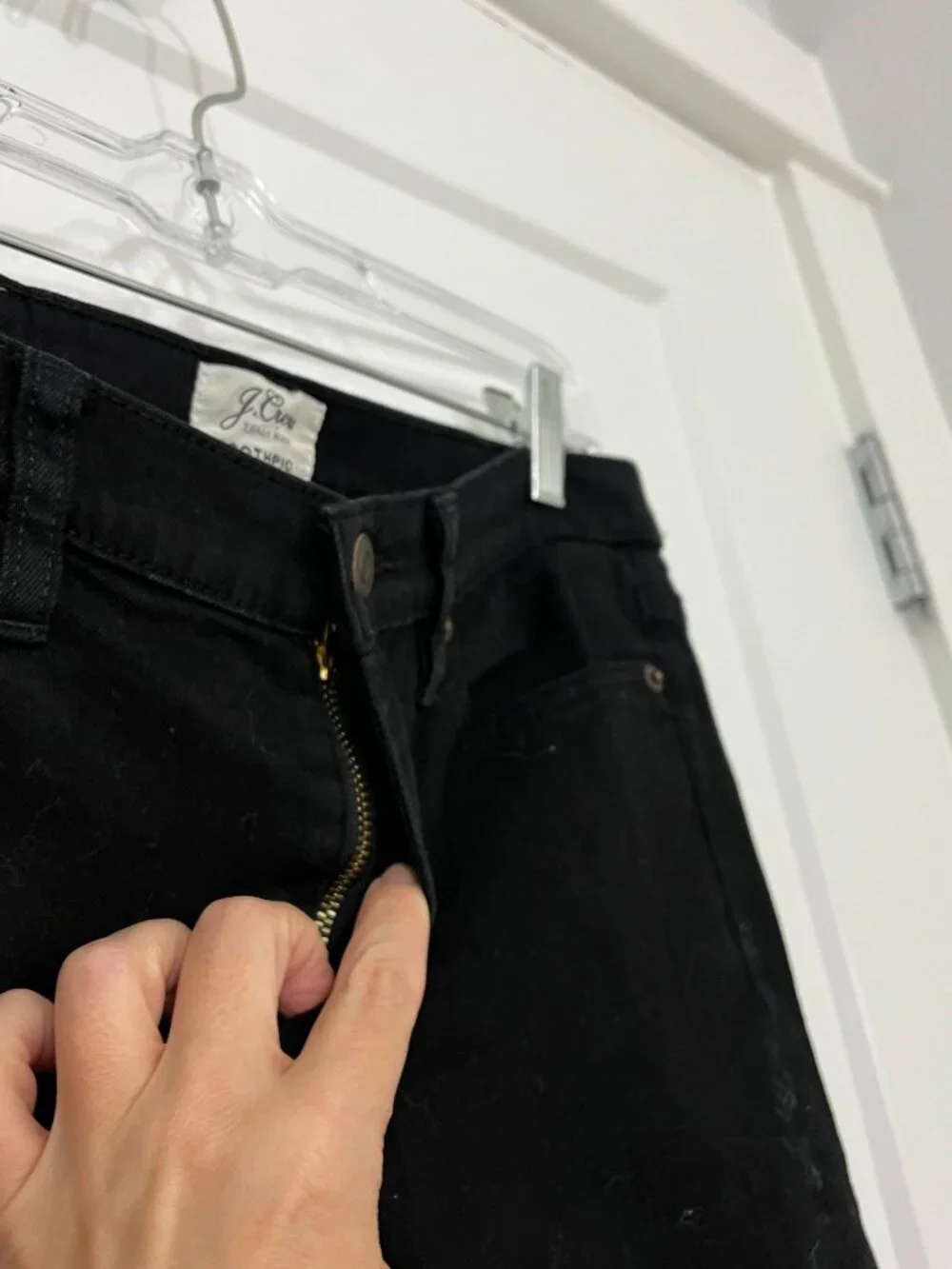 J.Crew Size 27 Black Toothpick Skinny Jeans